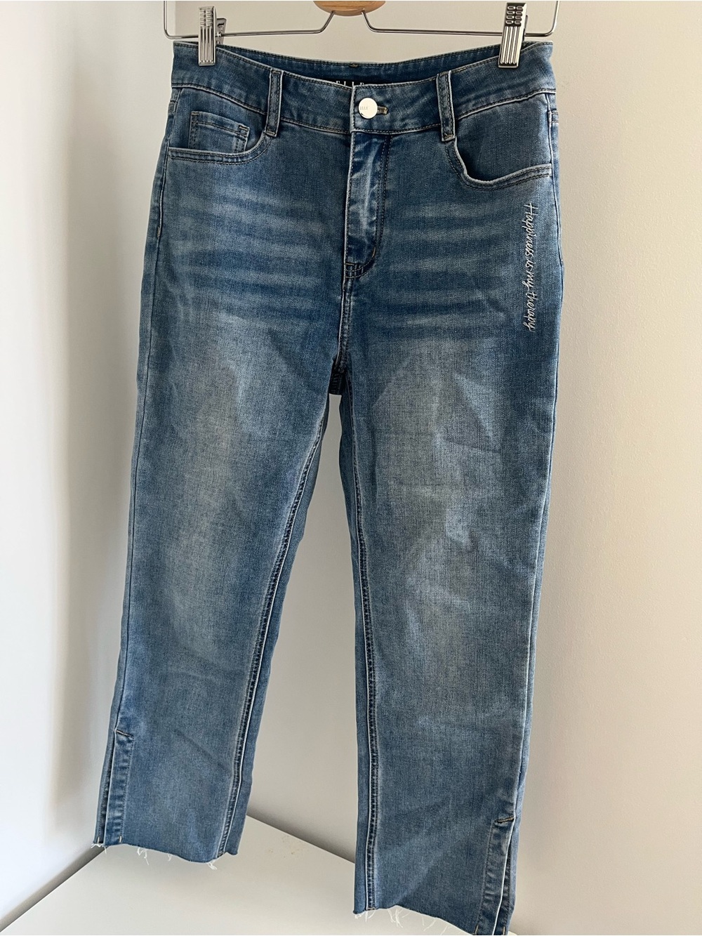 Elle Men's Medium Blue Straight Jeans